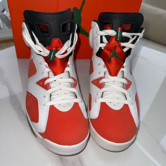 Authentic:Jordan’s retro 6s Gatorade edition. White/orange/cream - Picture 5 of 10